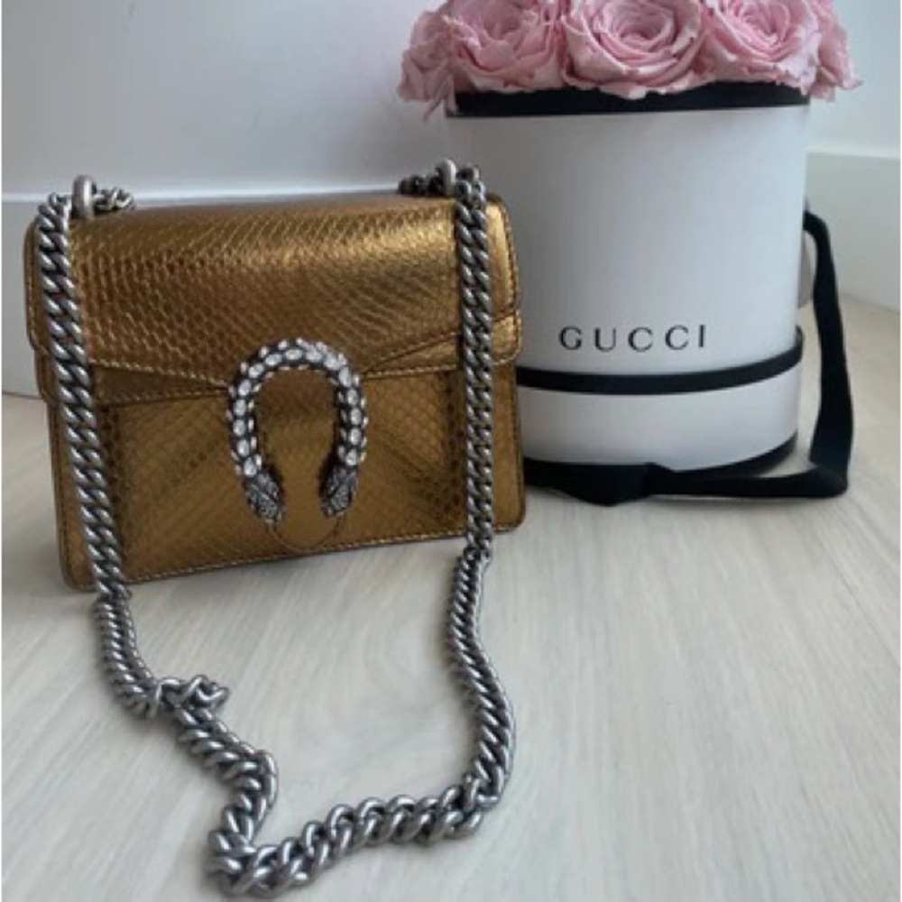 GUCCI DIONYSUS PYTHON BAG (AUTHENTIC)